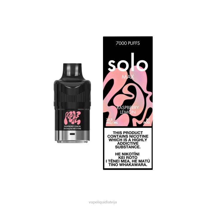 Vape Šķidrumi - Solo MAX pod FRLR76 aveņu citronu