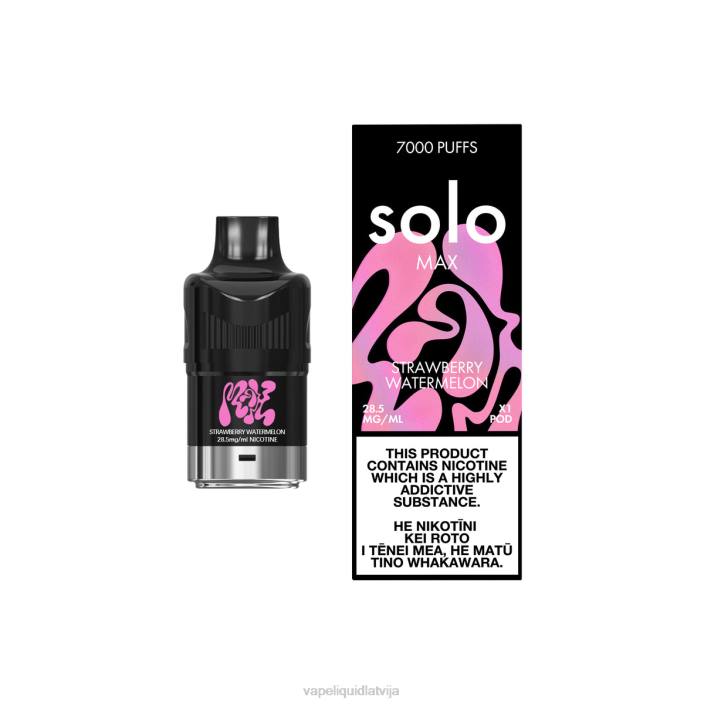 Vape Šķidrumi - Solo MAX pod FRLR88 zemeņu arbūzs