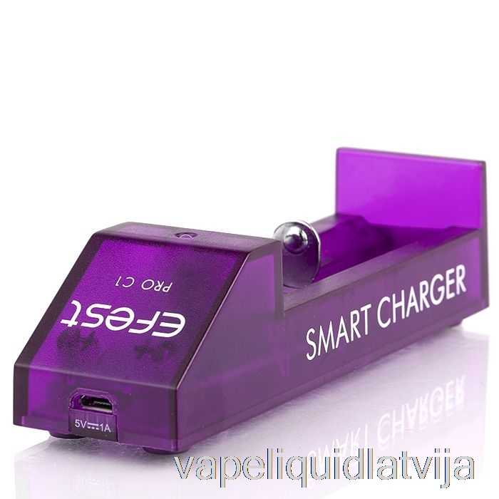 Efest Pro C1 1-bay Viedais Akumulatora Lādētājs Vape šķidrums