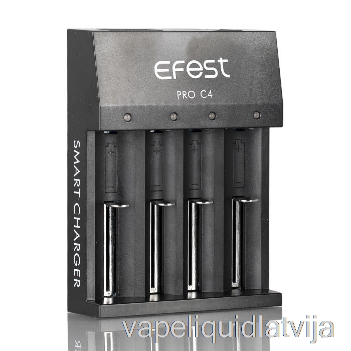 Efest Pro C4 4 Nodalījumu Viedais Akumulatora Lādētājs Vape šķidrums
