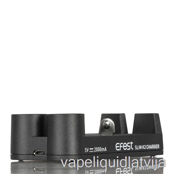 Efest Slim K2 Divu Slotu Akumulatora Lādētājs Vape šķidrums