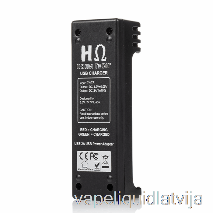 Hohm Tech School Uno 2a Usb Lādētājs Vape šķidrums