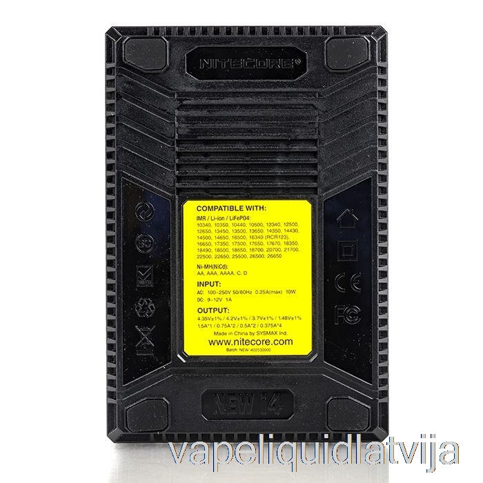 Nitecore I4 Akumulatora Lādētājs V2 (4-bay) Vape šķidrums