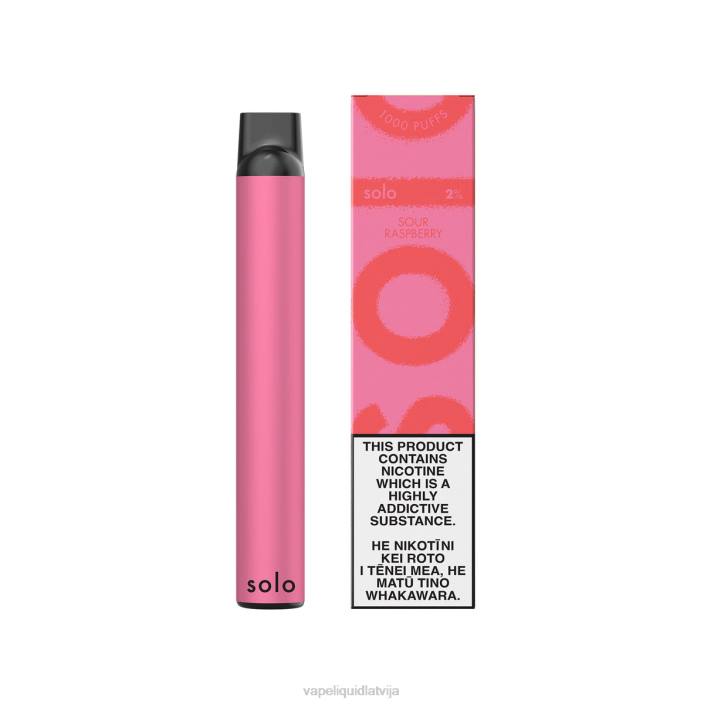 Vape Latvija - Solo vienreizējās lietošanas vape FRLR13 skāba avene