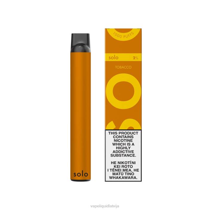 Vape Latvija - Solo vienreizējās lietošanas vape FRLR17 tabaka