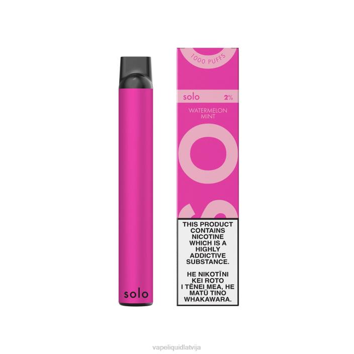 Vape Liquid - Solo vienreizējās lietošanas vape FRLR2 arbūzu piparmētra