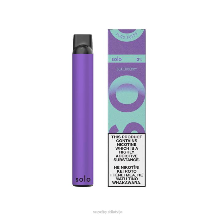 Vape Liquid - Solo vienreizējās lietošanas vape paradīzes kolekcija FRLR22 kazenes