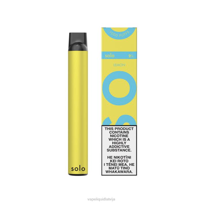Vape Shop Riga - Solo vienreizējās lietošanas vape FRLR15 citronu