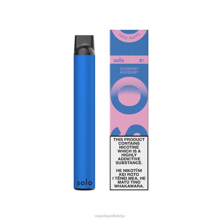 Vape Shop Riga - Solo vienreizējās lietošanas vape paradīzes kolekcija FRLR19 melleņu avenes