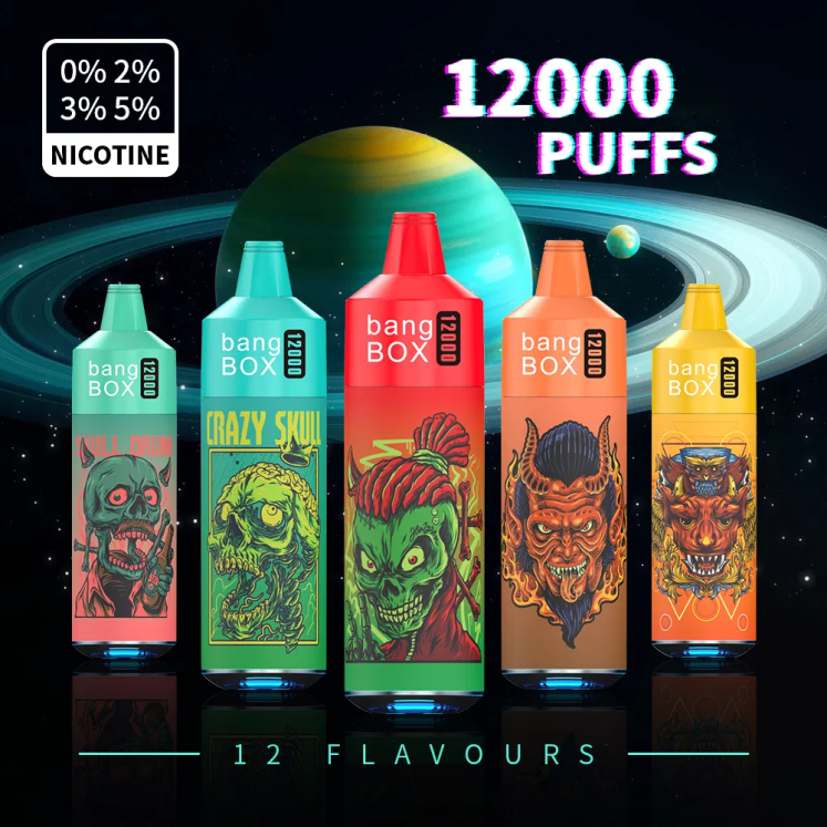 Vape Latvija - Bang Box 12000 uzpūtienu rgb gaisma J8F2F37 vienreizējās lietošanas
