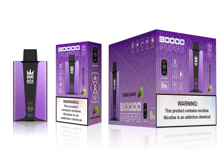 Vape Latvija - Bang Box 30 000 uzpūtienu viedais ekrāns J8F2F85 dubultā vīnoga