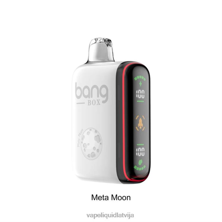 Vape Latvija - Bang Box 9000-18000 uzpūtienu viedais jaudas displejs J8F2F33 meta mēness