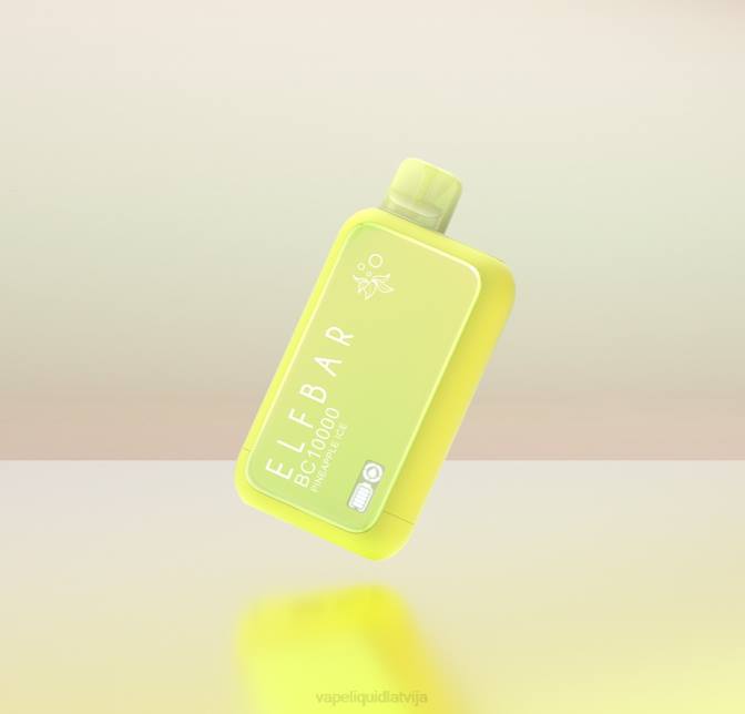 Vape Latvija - ELFBAR BC10000 vienreizējās lietošanas vape dinmol izdevums ananāsu ledus 8NFN17