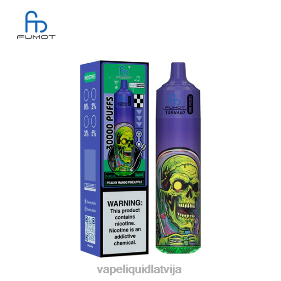 Vape Latvija - Fumot Tornado 30k mūzika persiku mango ananāss 0B6J021