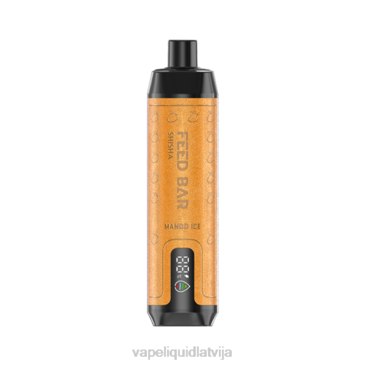 Vape Latvija - Vapsolo SHISHA vienreizējās lietošanas vape mango ledus 4T0N121