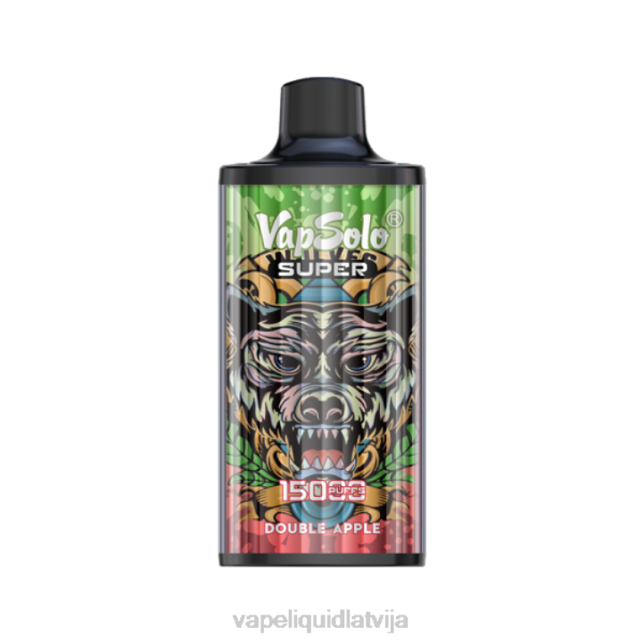 Vape Latvija - Vapsolo SUPER vienreizējās lietošanas vape dubultais ābols 4T0N129