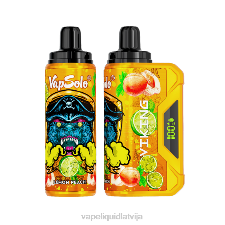 Vape Latvija - Vapsolo VIKING vienreizējās lietošanas vape citronu persiks 4T0N153