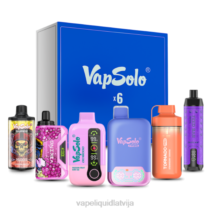 Vape Latvija - Vapsolo pārsteiguma kastes komplekts nejaušas garšas 4T0N137