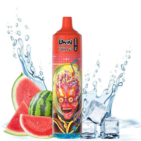 Vape Latvija - arbūzu ledus UWIN CRYSTAL 35k vienreizējās lietošanas vape 8VNV4385