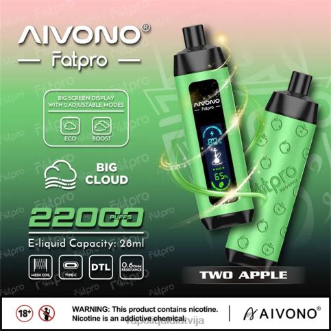 Vape Latvija - divi āboli Aivono Fatpro 22000 8VNV41