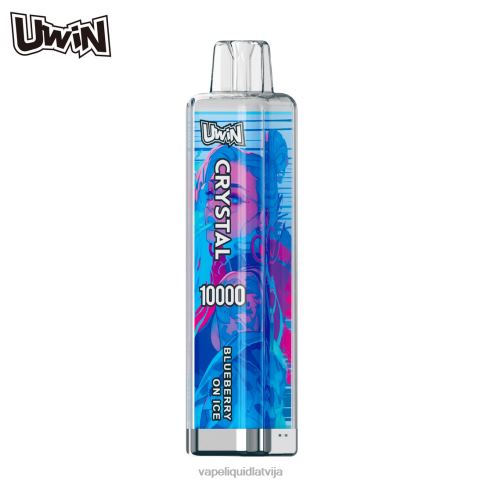 Vape Latvija - mellenes uz ledus UWIN CRYSTAL 10000 vienreizējās lietošanas vape 8VNV4369