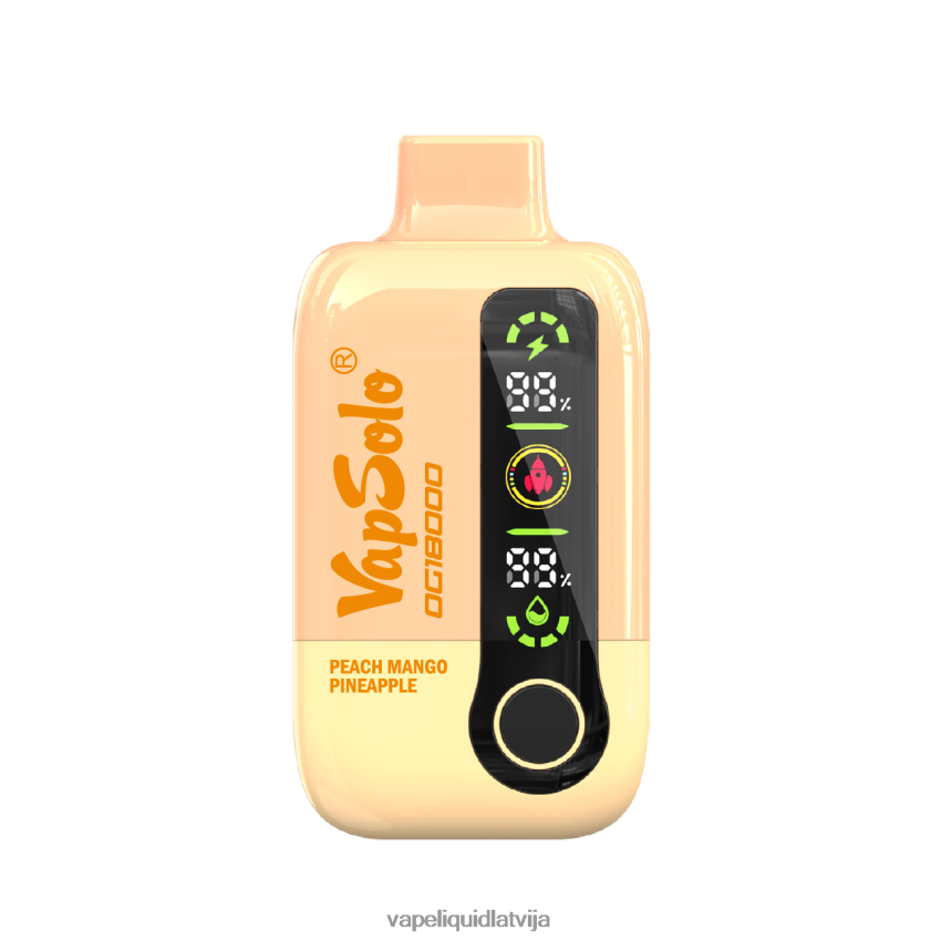 Vape Latvija - persiku mango ananāss F0ZR2D5 VapSolo dg18000