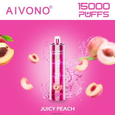 Vape Latvija - sulīgs persiks Aivono FATMAN 15 000 8VNV417