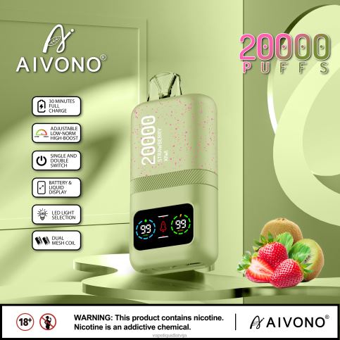 Vape Latvija - zemeņu kivi Aivono AIM magic 20 000 8VNV481