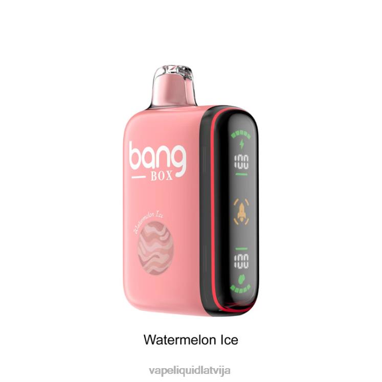Vape Liquid - Bang Box 9000-18000 uzpūtienu viedais jaudas displejs J8F2F34 arbūzu ledus
