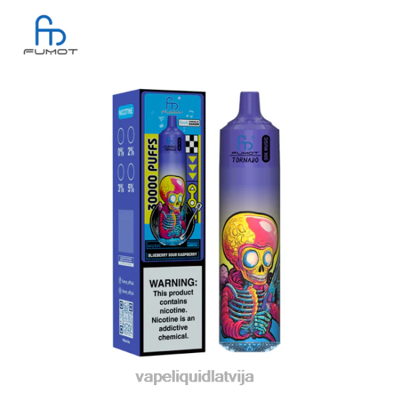 Vape Liquid - Fumot Tornado 30k mūzika melleņu skāba avene 0B6J06