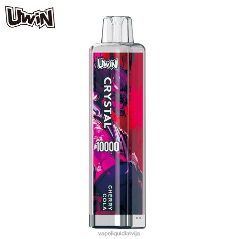 Vape Liquid - ķiršu kola UWIN CRYSTAL 10000 vienreizējās lietošanas vape 8VNV4378