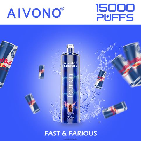 Vape Liquid - ātri un nikni Aivono FATMAN 15 000 8VNV418