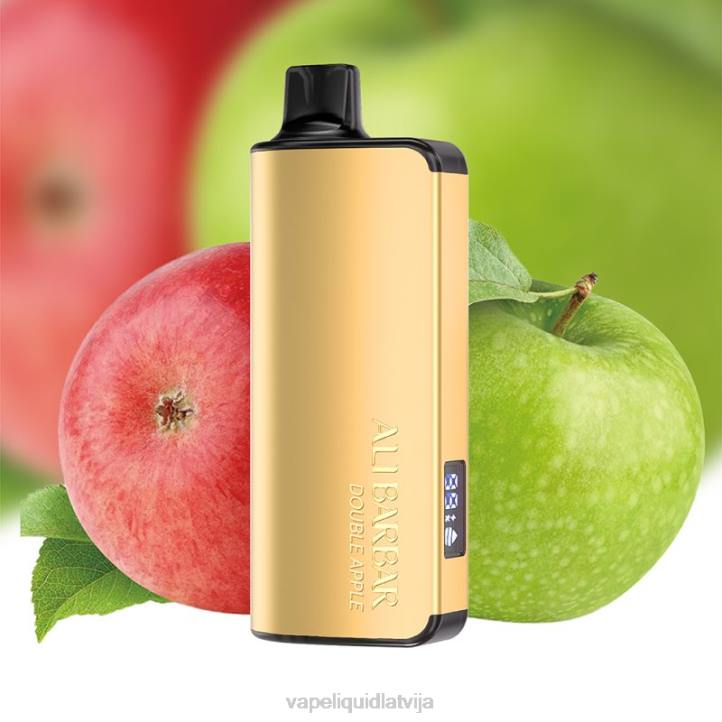Vape Shop Riga - Alibarbar Ingot 20000 vienreizējās lietošanas vape dubultais ābols 4T0N47