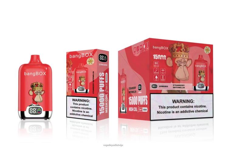 Vape Shop Riga - Bang Box 15000 uzpūtienu J8F2F47 zemeņu arbūzs