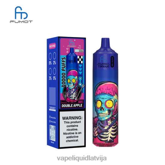 Vape Shop Riga - Fumot Tornado 30k mūzika dubultais ābols 0B6J011