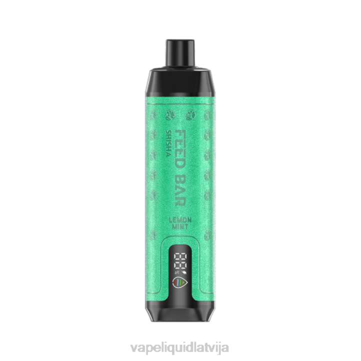 Vape Shop Riga - Vapsolo SHISHA vienreizējās lietošanas vape citronu piparmētra 4T0N119
