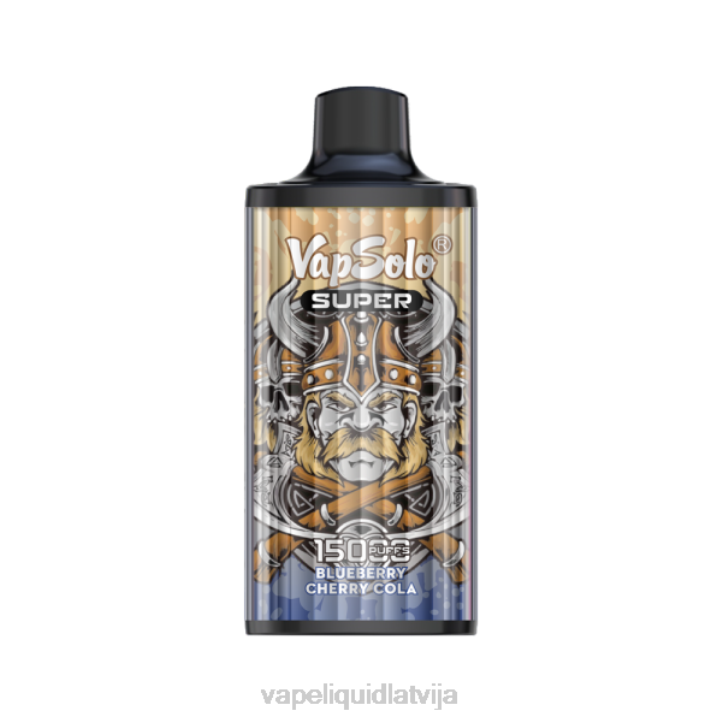Vape Shop Riga - Vapsolo SUPER vienreizējās lietošanas vape melleņu ķiršu kola 4T0N127