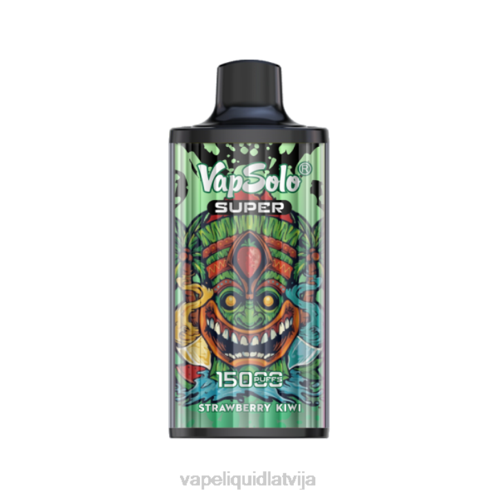 Vape Shop Riga - Vapsolo SUPER vienreizējās lietošanas vape zemeņu kivi 4T0N135