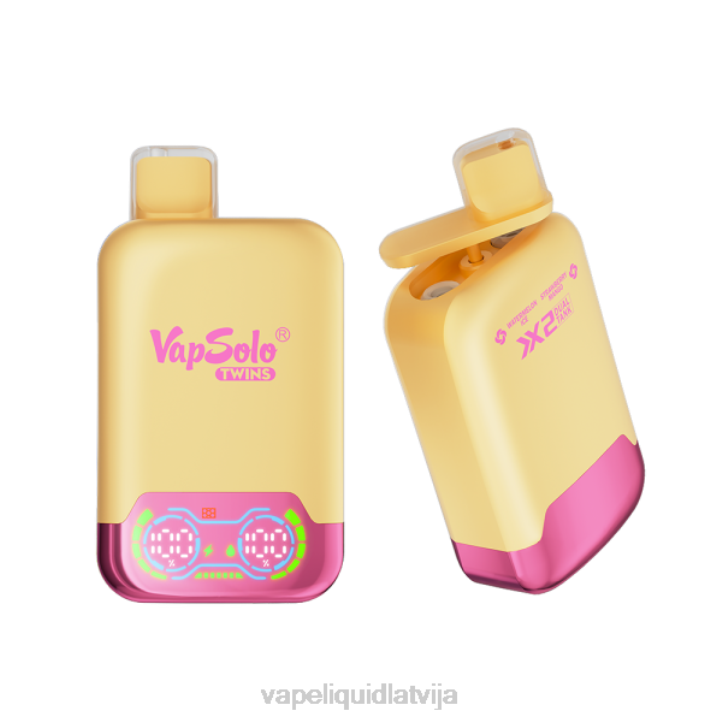 Vape Shop Riga - Vapsolo TWINS vienreizējās lietošanas vape arbūzu ledus un zemeņu mango 4T0N147
