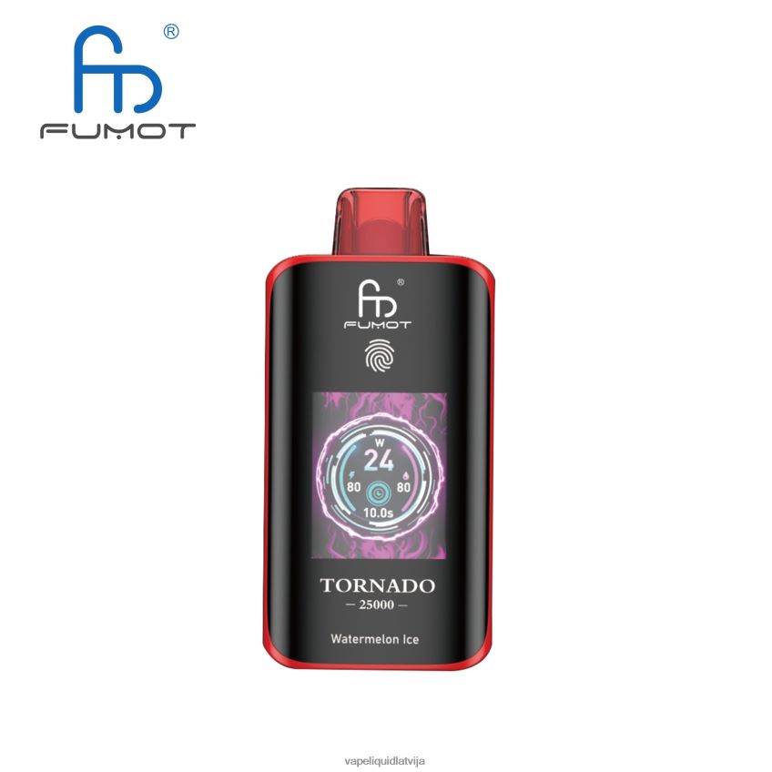 Vape Shop Riga - arbūzu ledus Fumot Tornado 25000 vienreizējās lietošanas vape LZNL6812