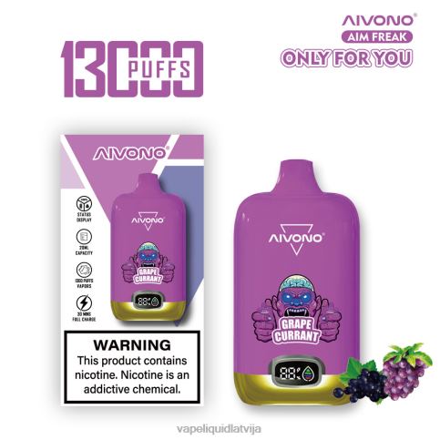 Vape Shop Riga - vīnogu jāņogas Aivono AIM FREAK 13 000 8VNV4251