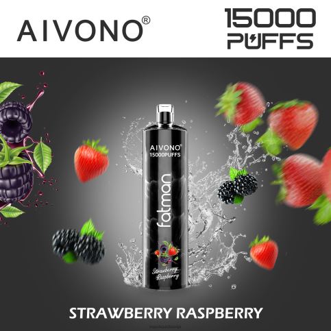 Vape Shop Riga - zemeņu avenes Aivono FATMAN 15 000 8VNV415