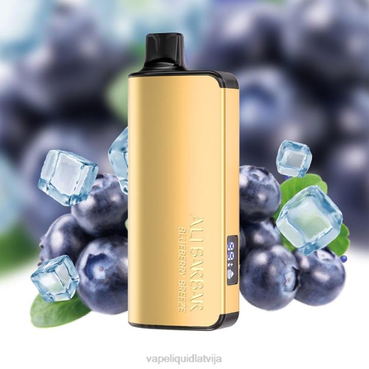 Vape Šķidrumi - Alibarbar Ingot 20000 vienreizējās lietošanas vape melleņu brīze 4T0N32