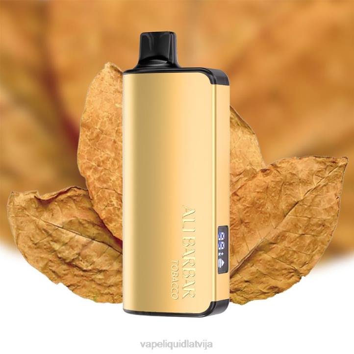 Vape Šķidrumi - Alibarbar Ingot 20000 vienreizējās lietošanas vape tabaka 4T0N44