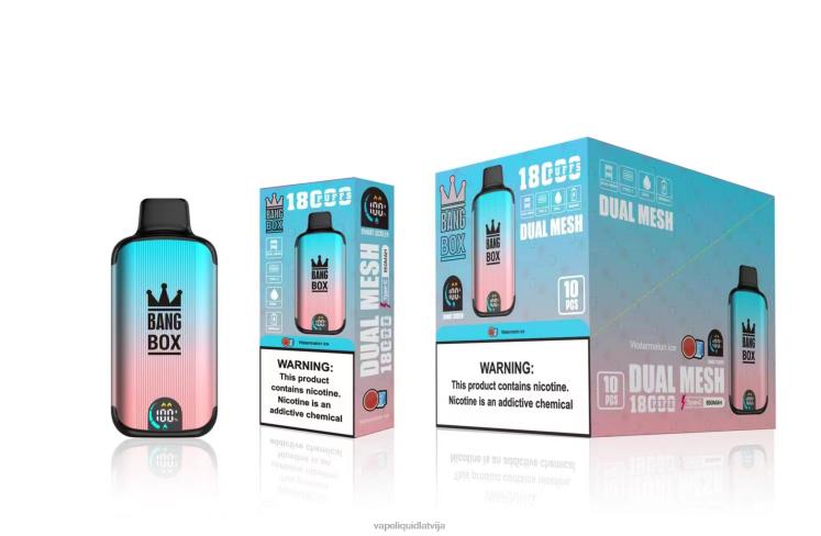Vape Šķidrumi - Bang Box 18000 uzpūtienu J8F2F96 arbūzu ledus
