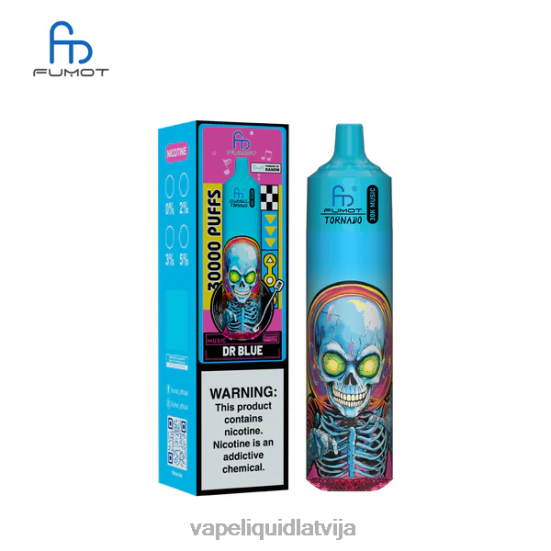Vape Šķidrumi - Fumot Tornado 30k mūzika Dr zils 0B6J012