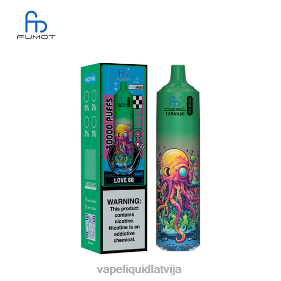 Vape Šķidrumi - Fumot Tornado 30k mūzika mīlestība 66 0B6J016