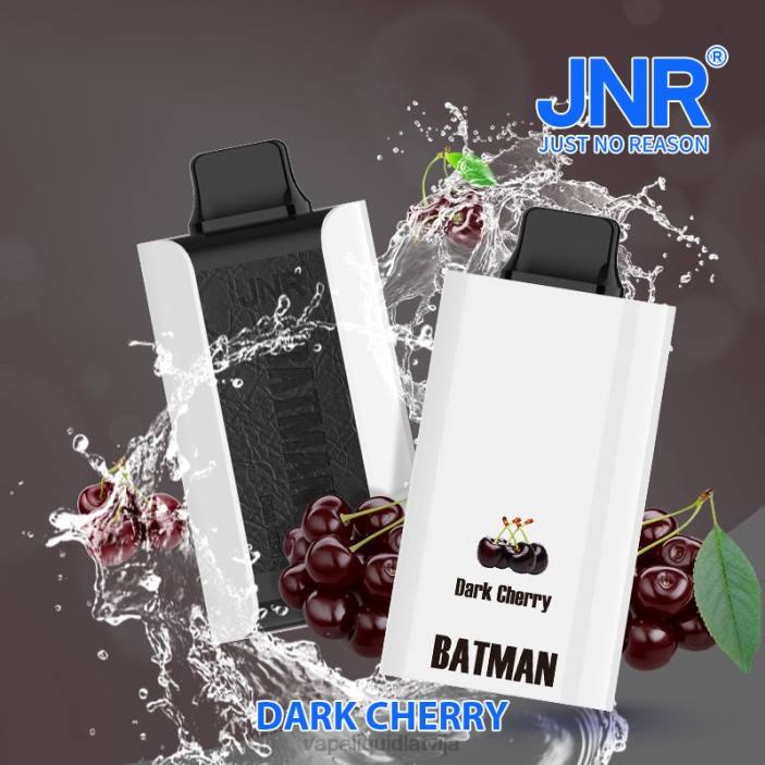 Vape Šķidrumi - JNR BATMAN 11 000 tumšais ķirsis B86Z20