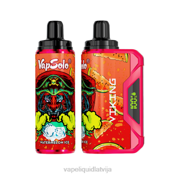 Vape Šķidrumi - Vapsolo VIKING vienreizējās lietošanas vape arbūzu ledus 4T0N160