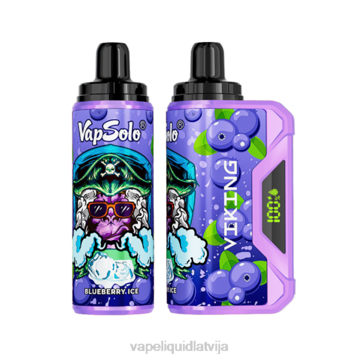 Vape Šķidrumi - Vapsolo VIKING vienreizējās lietošanas vape melleņu 4T0N148
